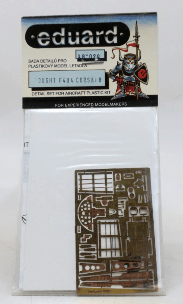 Eduard Photo Etch 1/72 Vought F4U4 Corsair Detail Set 48 - 029 - WISE GUYS HOBBIES LLC