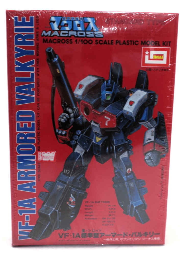 Imai Macross 1/100 VF - 1A Armored Valkyrie Model Kit 65 SEALED - WISE GUYS HOBBIES LLC