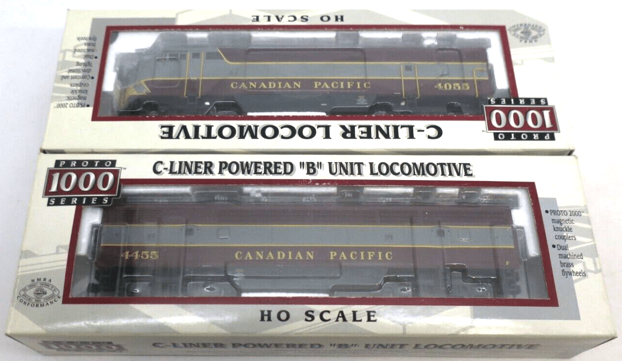 Proto 1000 500011 HO CPR FM C Liner A unit  4055 & B unit  4455 - WISE GUYS HOBBIES LLC