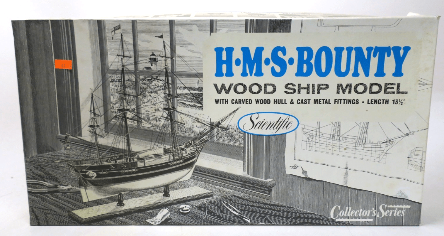 Scientific H.M.S. Bounty Wood Ship Model Kit 169 - WISE GUYS HOBBIES LLC
