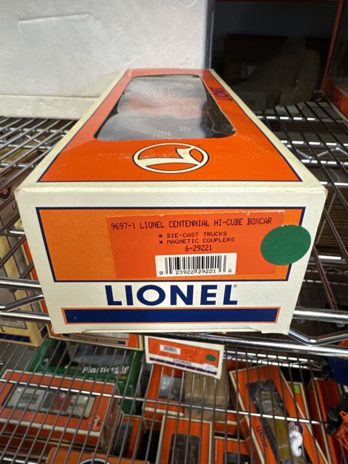 LIONEL 6-29221 9697-1 LIONEL CENTENNIAL HI CUBE BOXCAR NEW IN BOX - WISE GUYS HOBBIES LLC