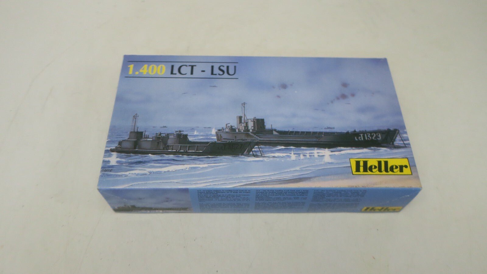 40-81001 HELLER 1/400 SCALE WWII US NAVY LCT &AMP; LSU PLASTIC MODEL KIT - WISE GUYS HOBBIES LLC