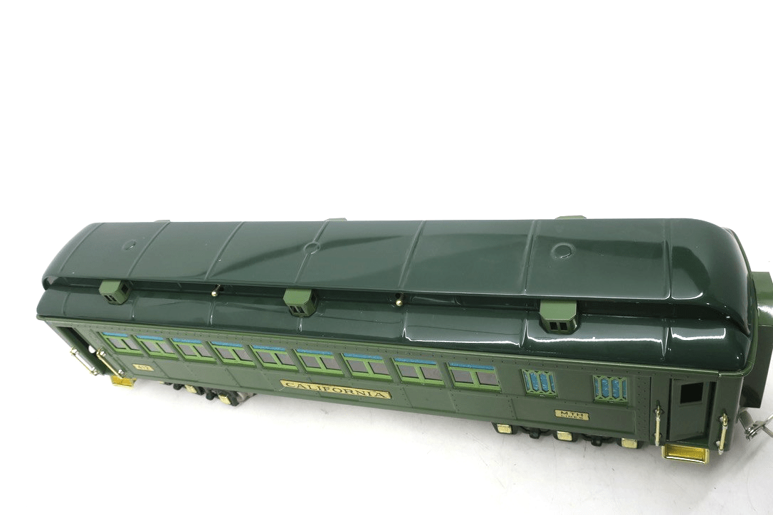 MTH Tinplate Traditions Electric Train  412 State Car Coach CALIFORNIA 10-1078A - WISE GUYS HOBBIES LLC