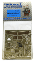 Eduard Photo Etch 1/72 F4F - 4 Wildcat For Hasegawa Kit Detail Set 72 - 209 - WISE GUYS HOBBIES LLC