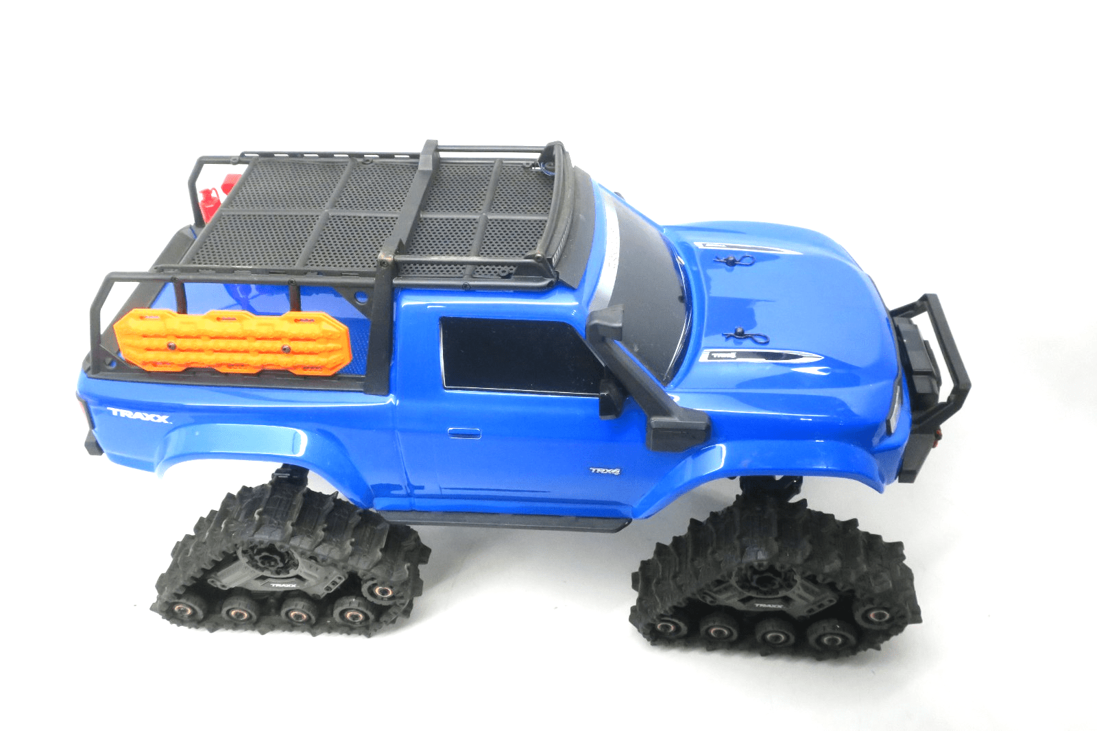 Traxxas TRX-4 All Terrain Equipped blue Clipless Body W/ Tracks - WISE GUYS HOBBIES LLC