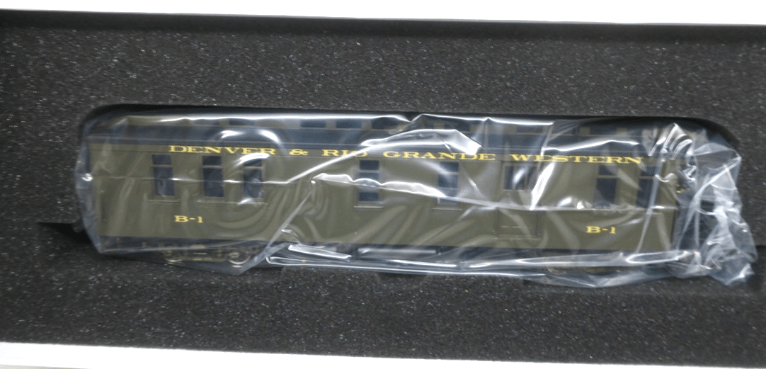 NEW! Sn3 PBL D&RGW Business Car B-1 Coach Green Factory Painted - WISE GUYS HOBBIES LLC