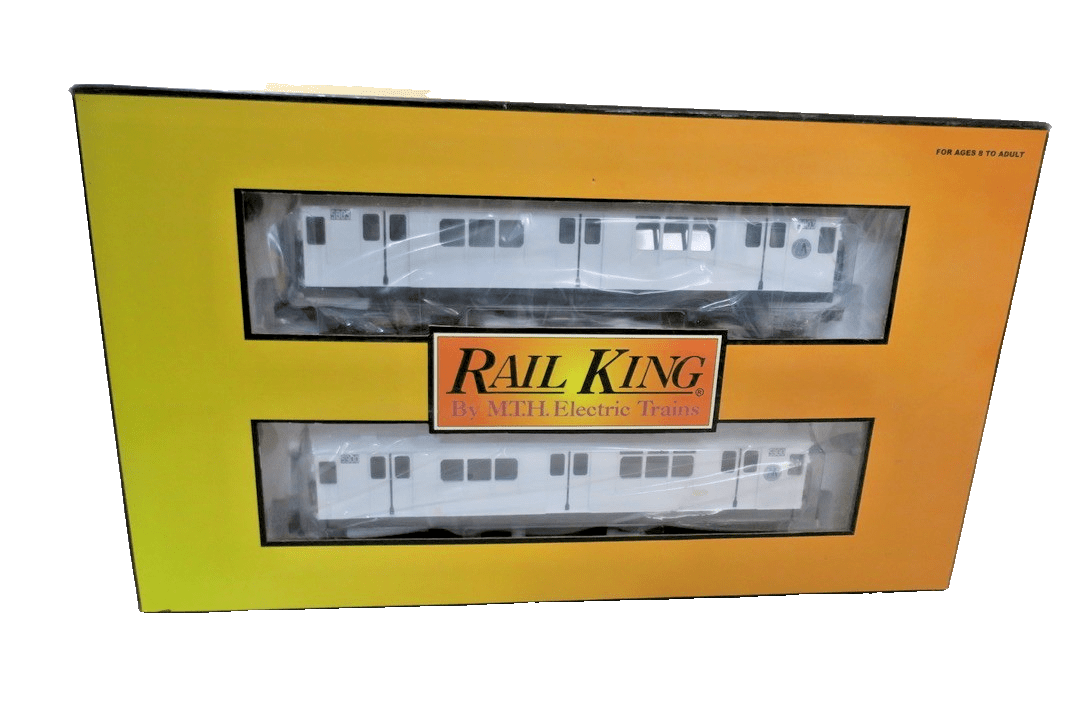 MTH Rail King 30 - 2372 - 1 MTA White R - 12 4 - Car Subway Set w/Proto - Sound 2.0 NEW - WISE GUYS HOBBIES LLC