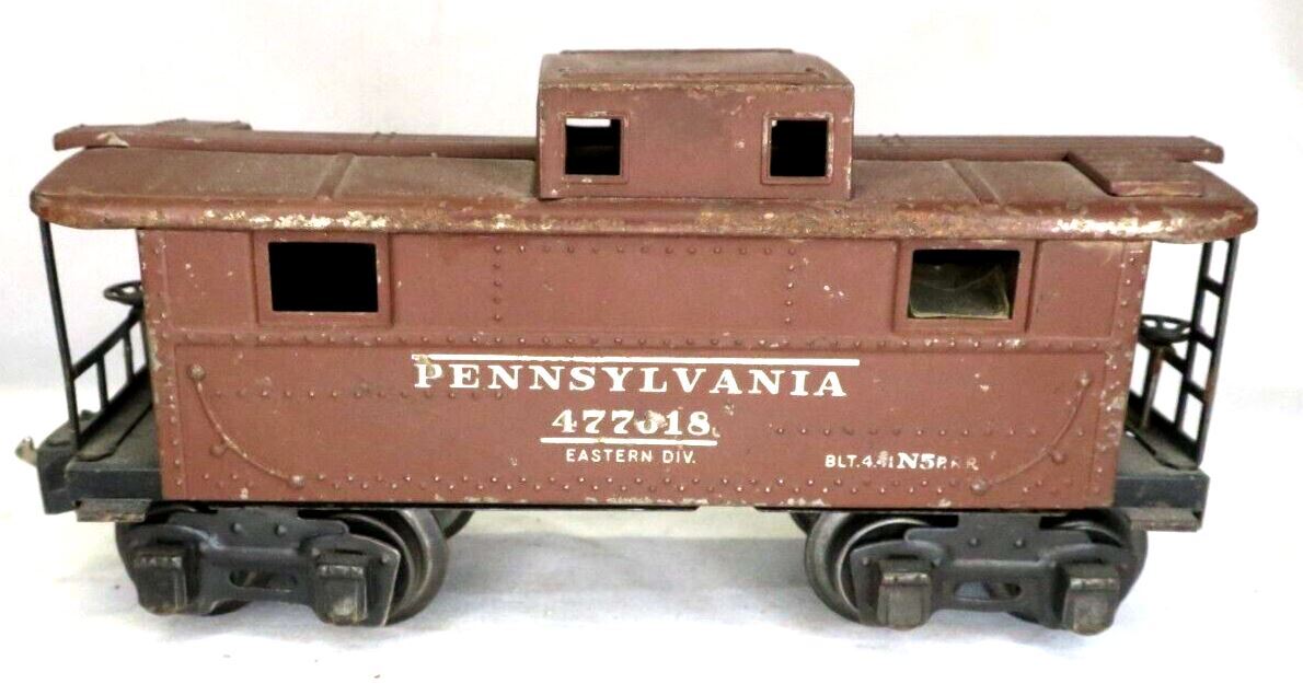 Vintage Prewar Lionel No. 2457 Pennsylvania Caboose 477618 - WISE GUYS HOBBIES LLC