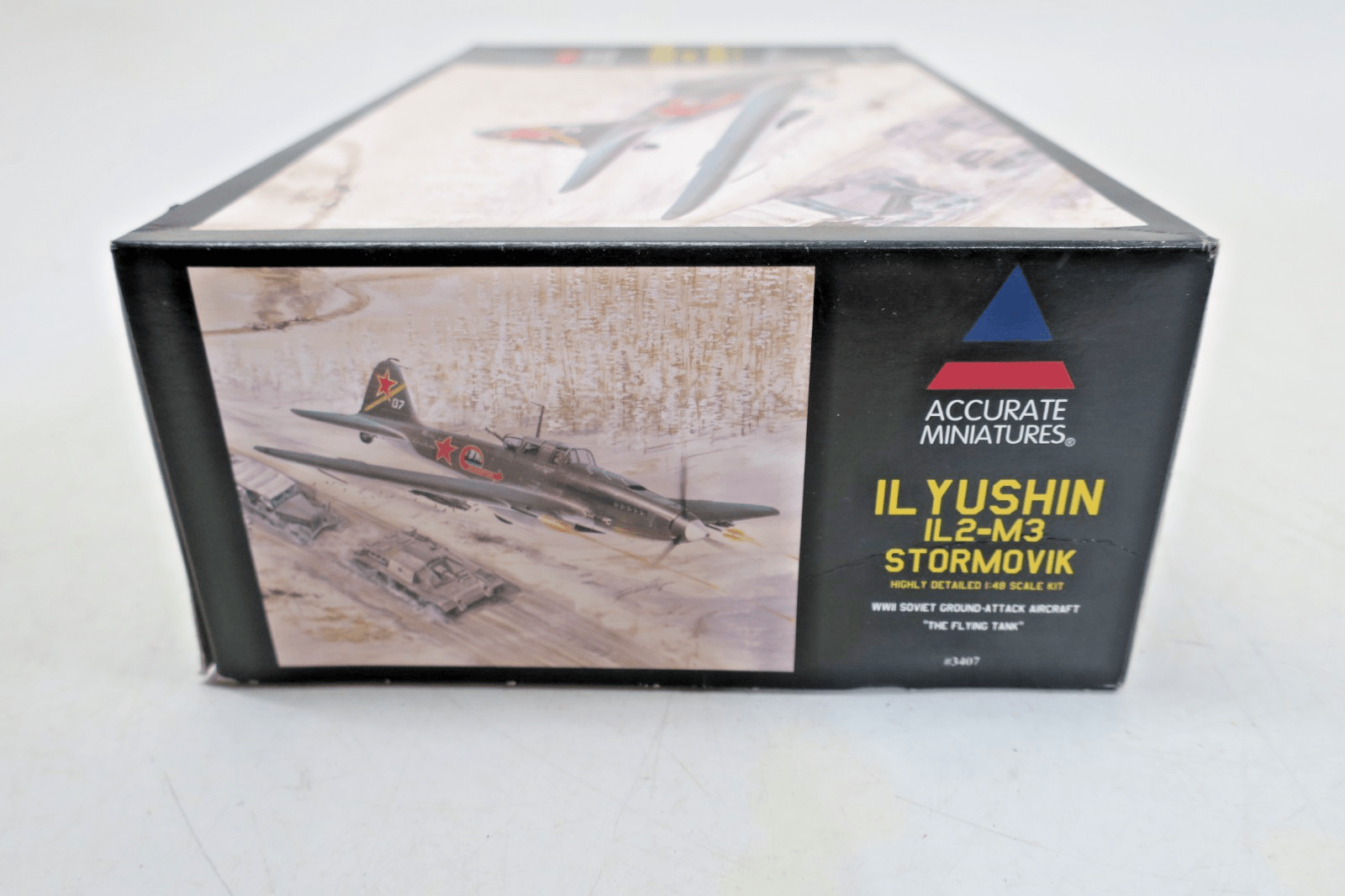 Accurate Miniatures 1/48 IL Yushin IL - 2 - M3 Stormovik Model Kit 3407 - WISE GUYS HOBBIES LLC