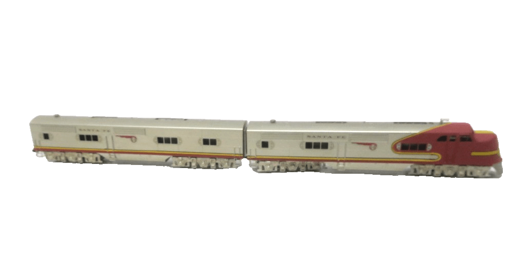 ORIENTAL LIMITED N SCALE BRASS AT & SF EMD E6A + E6B 2000HP DIESEL ENGINE SET - WISE GUYS HOBBIES LLC