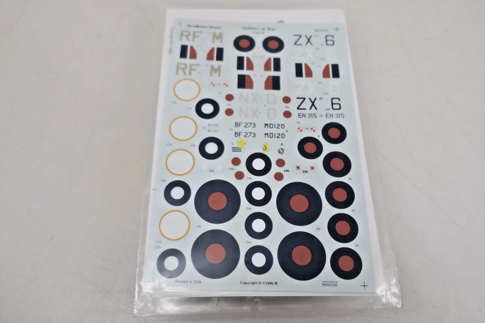 Aeromaster Decals 48 - 210 Spitfires at War Part II - WISE GUYS HOBBIES LLC