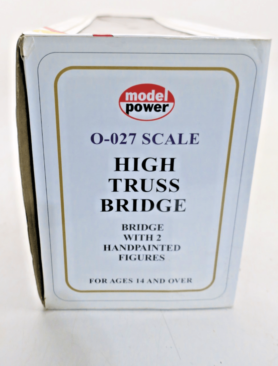Model Power O - 027 GAUGE High Truss Bridge w/2 Painted Figures  6095 NEW - WISE GUYS HOBBIES LLC