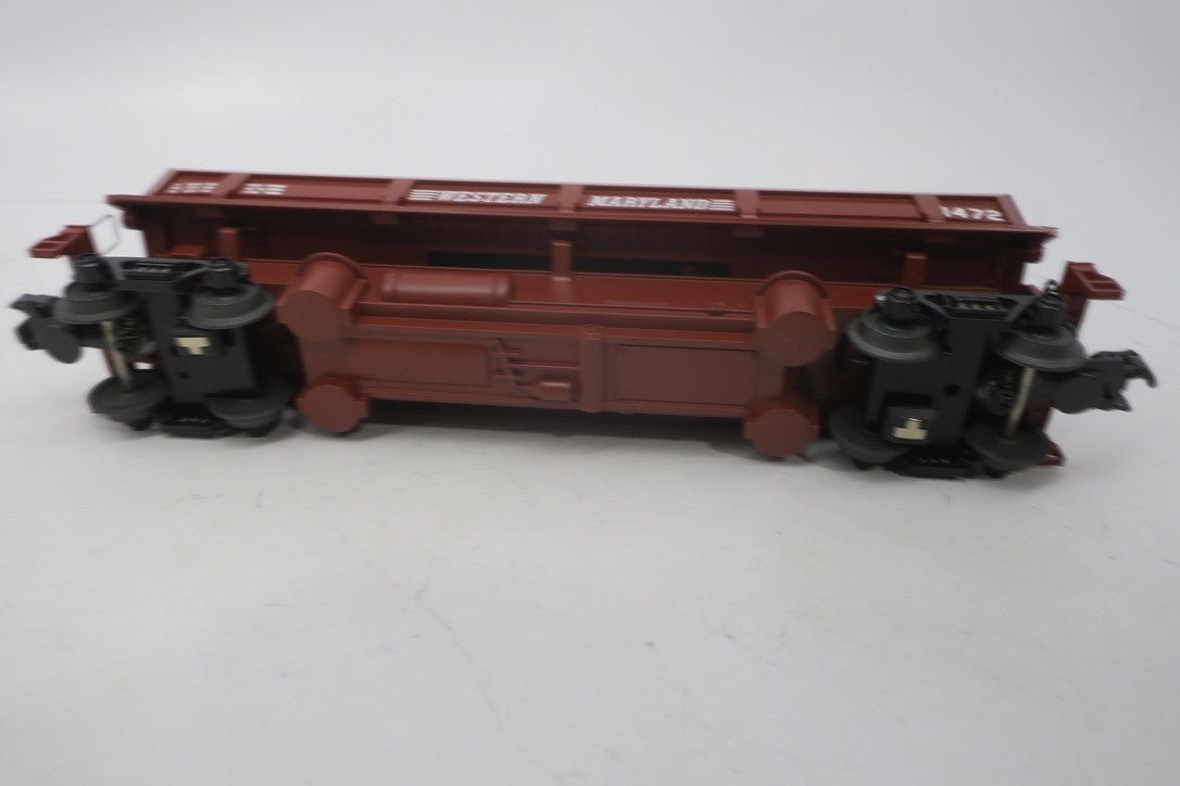 Western Maryland O Scale Premier Dump Car w/Operating Bay 20-98292 - WISE GUYS HOBBIES LLC