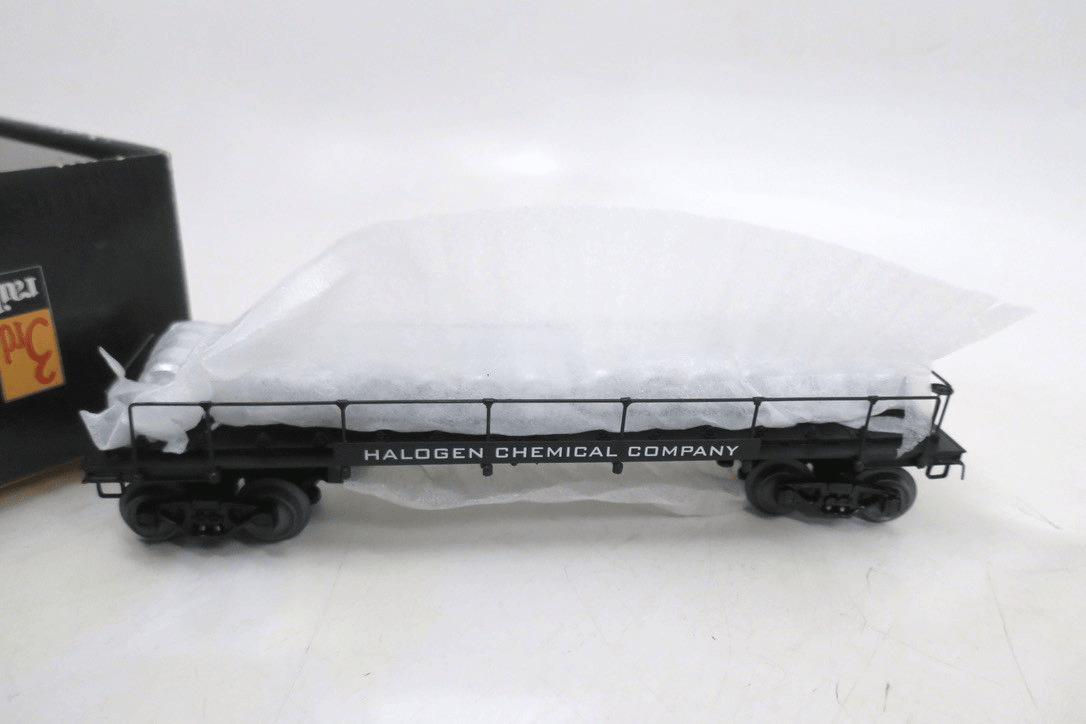 Sunset Models 3rd Rail Chlorine Tank Car Halogen Chem Company Black - WISE GUYS HOBBIES LLC