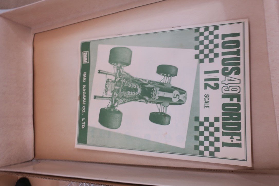 Imai 3203 Motorized Lotus 49 Ford F - 1 Grand Prix Series Assembly Kit 1/12 - WISE GUYS HOBBIES LLC
