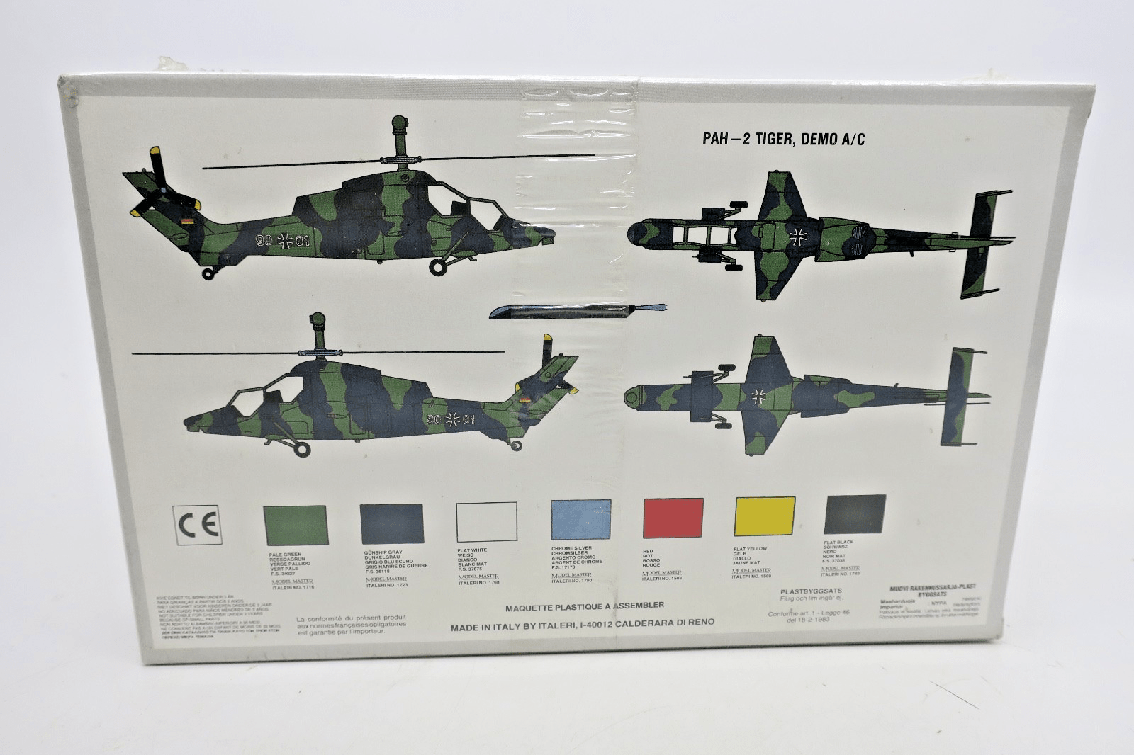 Italeri 1/72 PAH-2 Tiger Attack Helicopter Model Kit 196 - WISE GUYS HOBBIES LLC