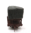 Milestone Models PBL Brass D&RGW Rail & Tie Car Sn3 Scale Painted RED 6084