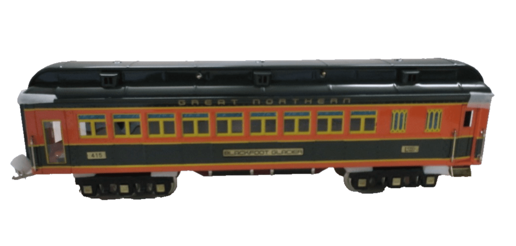 Lionel MTH Standard Tinplate Add-On Great Northern Blackfoot Glacier State Car - WISE GUYS HOBBIES LLC