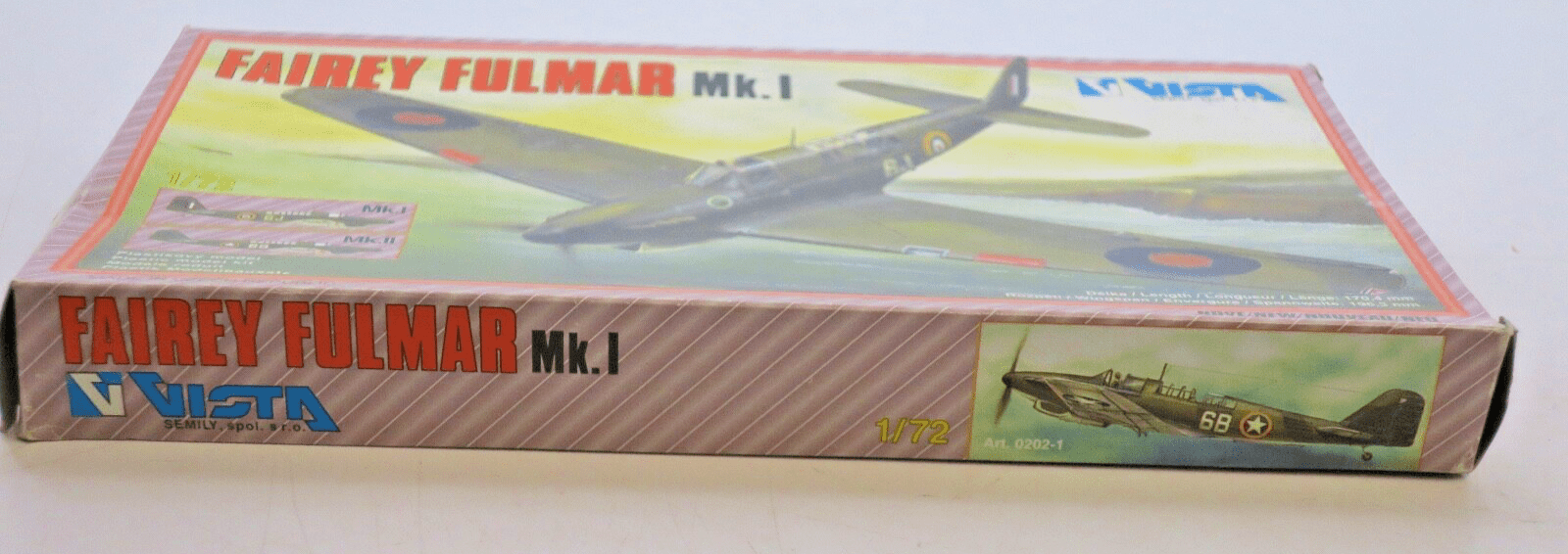 Vista 1/72 Fairey Fulmar Mk.I Model Kit - WISE GUYS HOBBIES LLC
