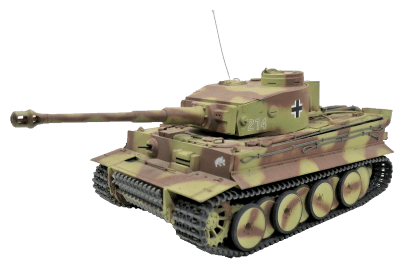 Built Tamiya 1/16 R/C Tiger 1 German Tank Full Option DMD T - 03 MF - 01 Unit - WISE GUYS HOBBIES LLC