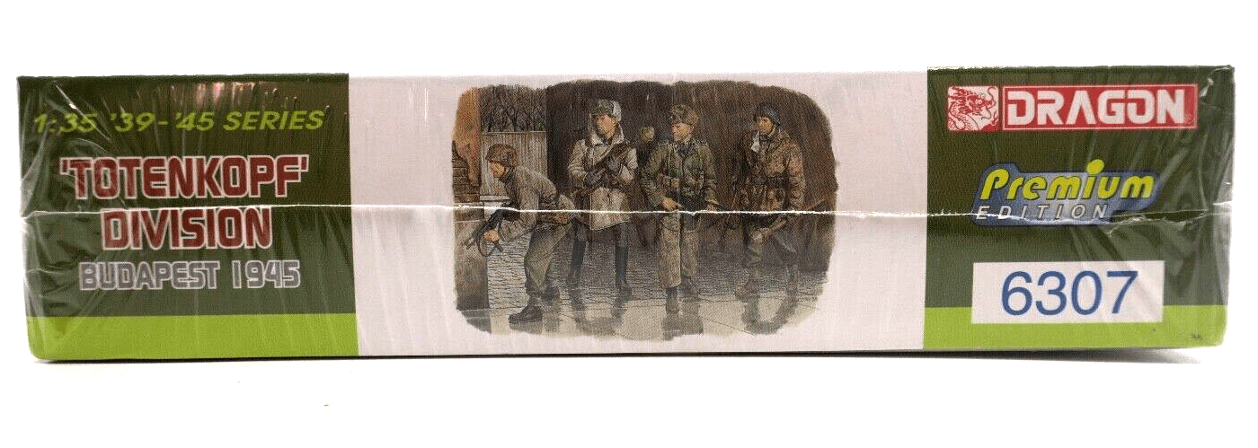 Dragon 1/35 Totenkopf Division Budapest 1945 Soldier Figures 6307 - WISE GUYS HOBBIES LLC
