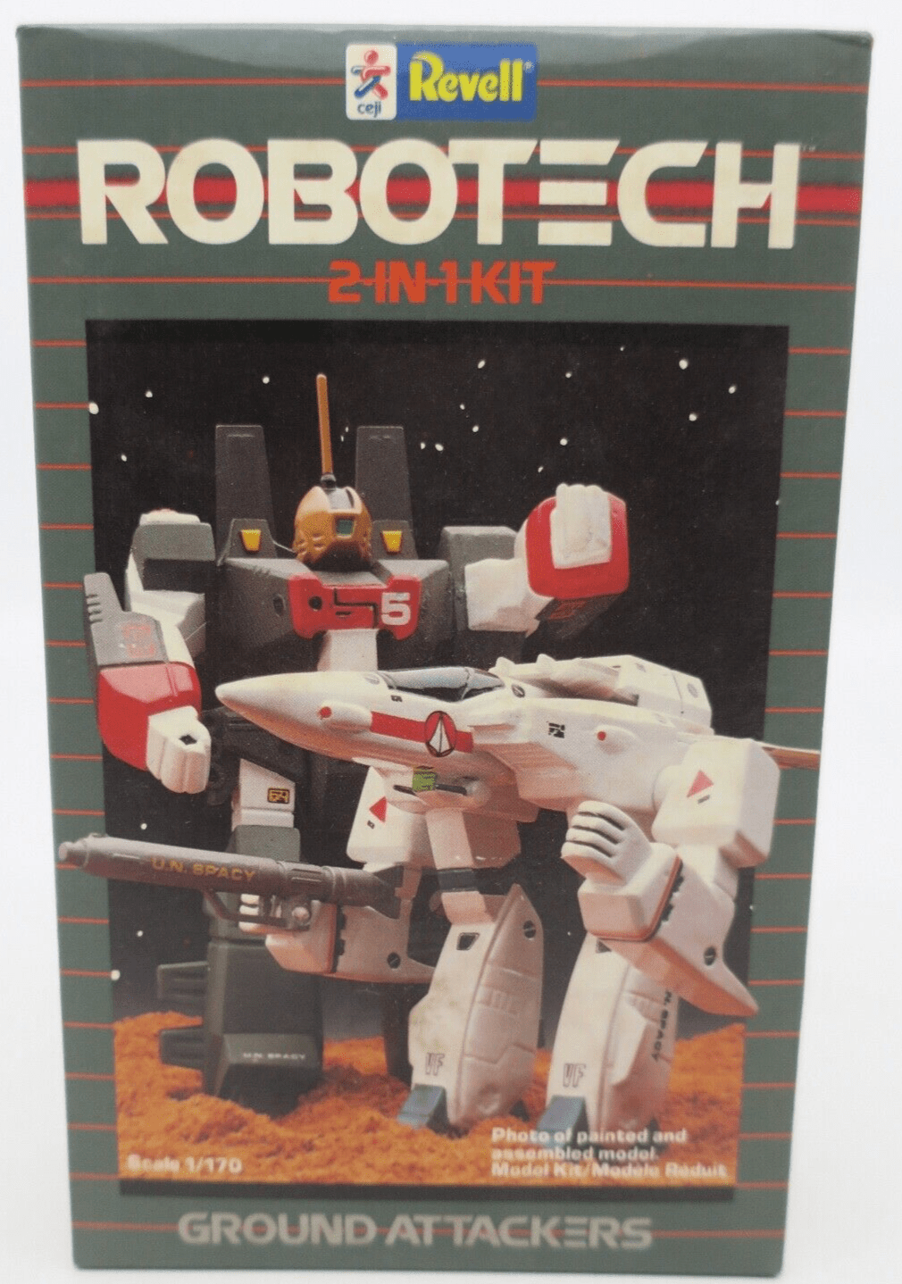 Revell 1/170 Robotech 2 in 1 Kit Ground Attackers Model Kit 1137 - WISE GUYS HOBBIES LLC