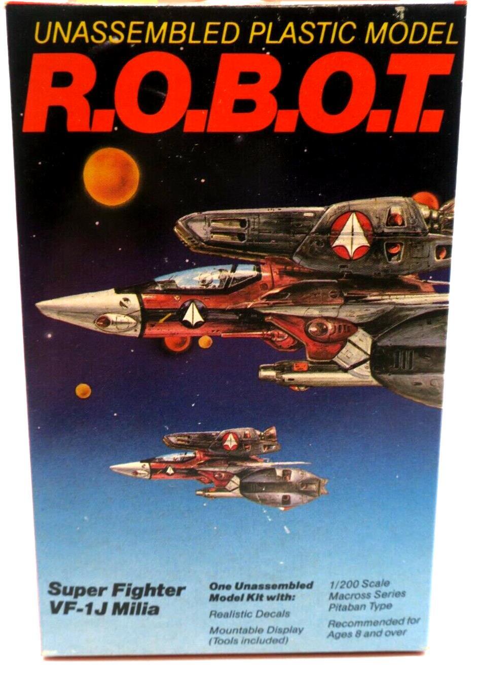 Testors Robots Macross 1/200 Super Fighter VF-1J Milia 0037 Used in Battletech - WISE GUYS HOBBIES LLC