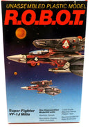 Testors Robots Macross 1/200 Super Fighter VF-1J Milia 0037 Used in Battletech