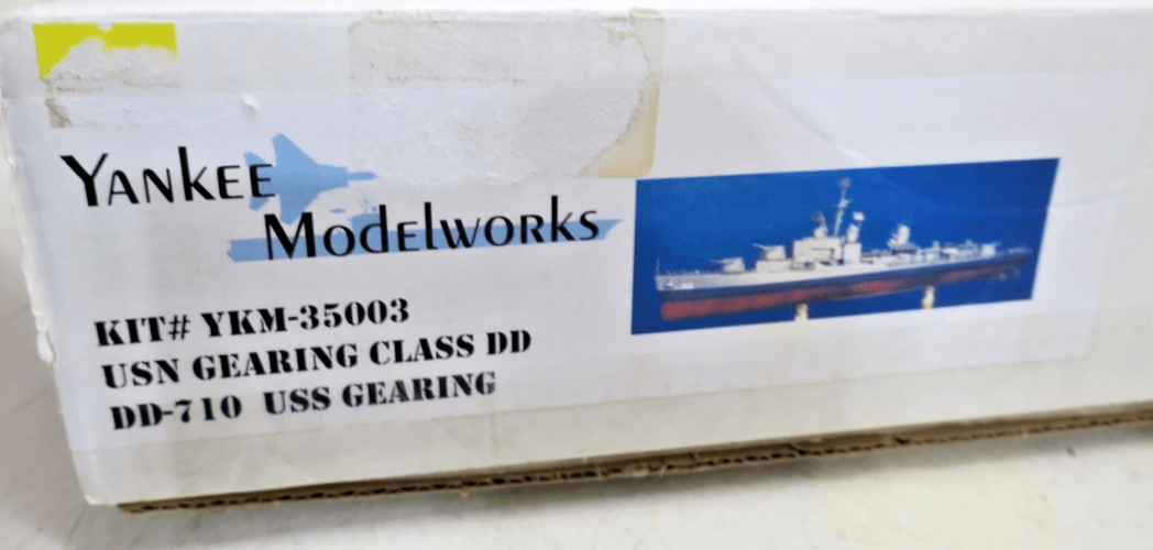 YANKEE MODEL WORKS RESIN KIT - 1YKM 35003 USN GEARING CLASS DD - DD - 710 USS GEARING - WISE GUYS HOBBIES LLC