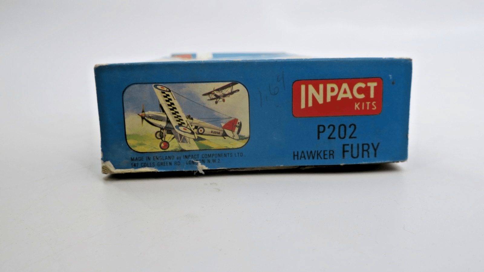 Inpact Kits 1/48 Hawker Fury Model Kit P202 - WISE GUYS HOBBIES LLC