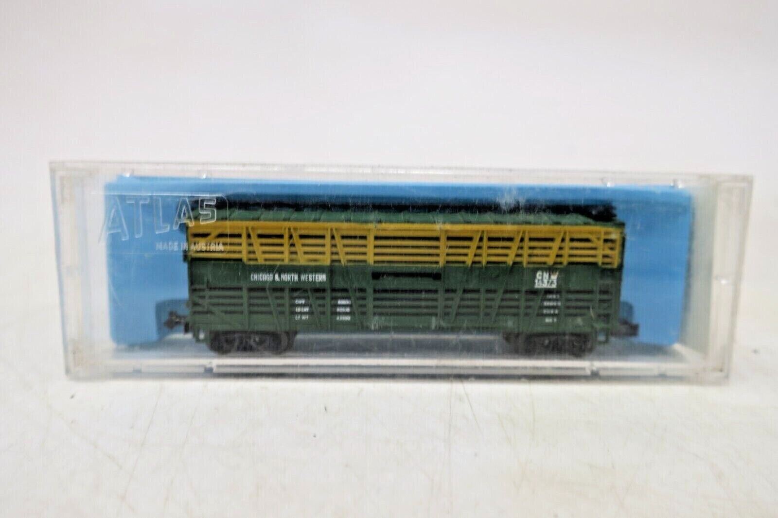 ATLAS 2254 CHICAGO NORTHWESTERN CATTLE CAR. (BRAND NEW IN O/B !!) - WISE GUYS HOBBIES LLC