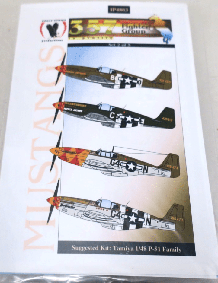 Eagle Strike IP4803 P - 51 Mustangs 357th Fighter Group - WISE GUYS HOBBIES LLC