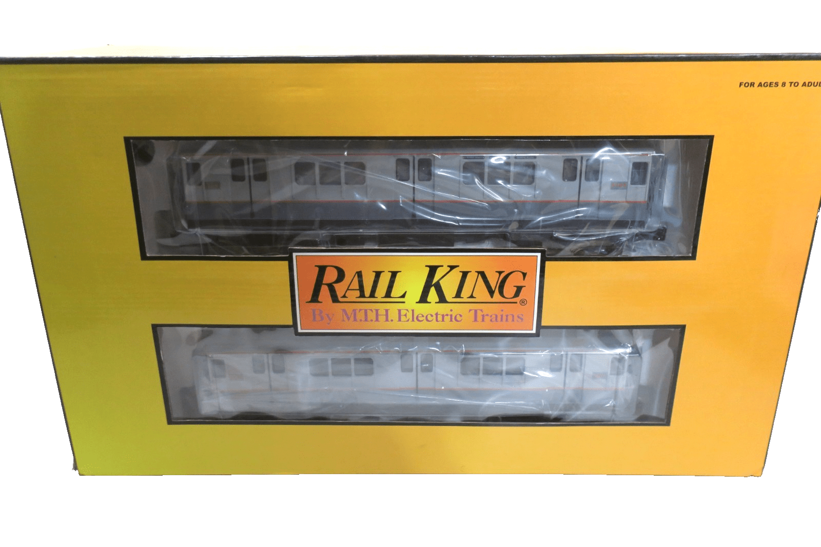 RARE MTH Rail King MTA R - 12 4 - Car Subway Set Loco Sound Lights 30 - 2373 - 0 - WISE GUYS HOBBIES LLC