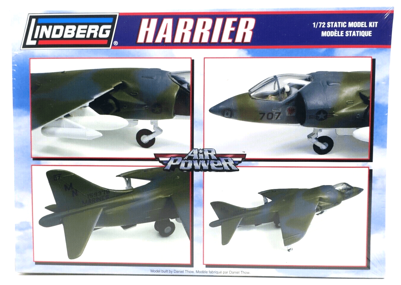 Lindberg Air Power 1/72 Harrier Model Kit No. 70524 - WISE GUYS HOBBIES LLC