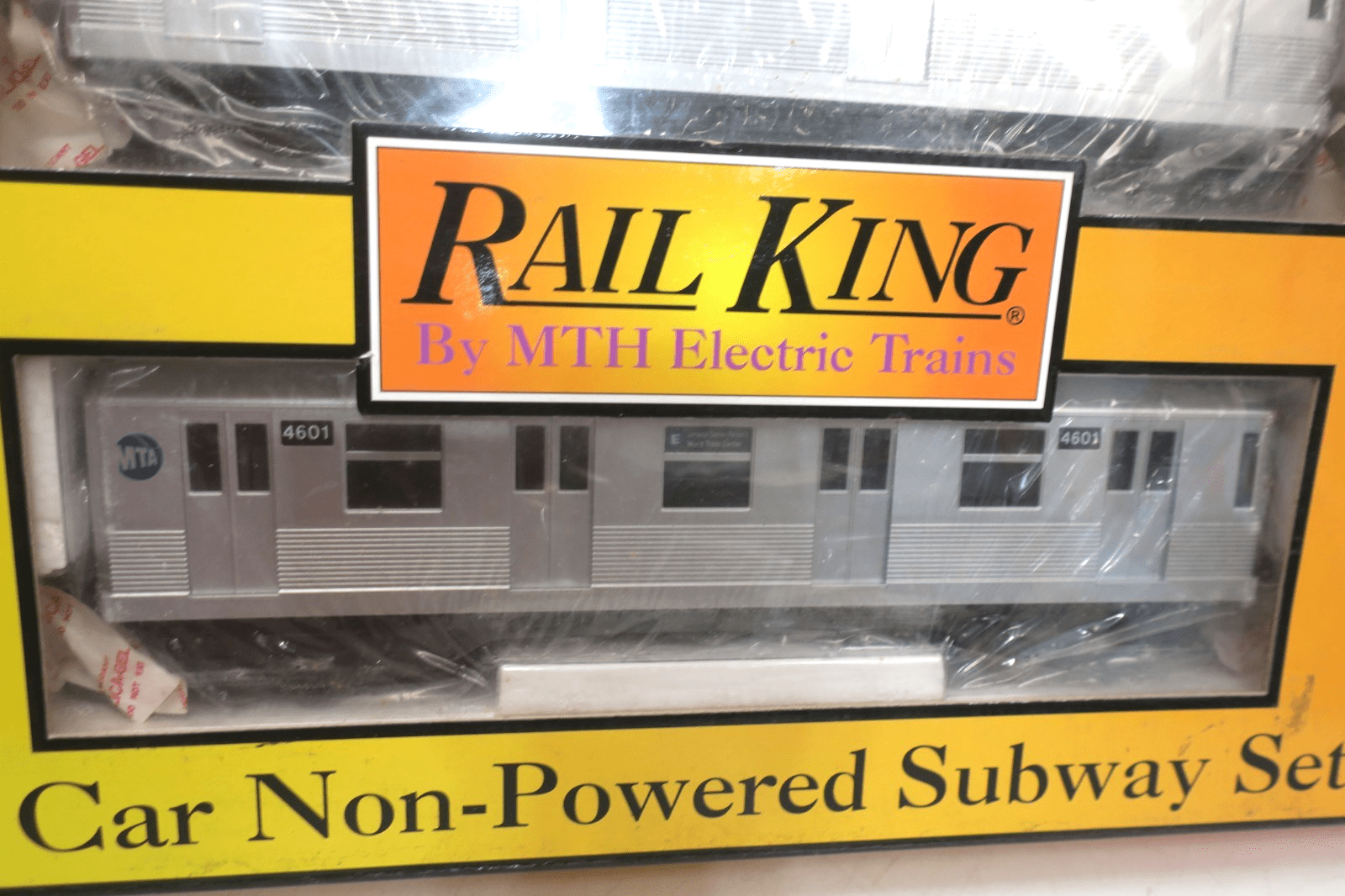 MTH RailKing 30 - 2163 MTA Non - Powered 2 - Car Subway Add On Set O New E New York - WISE GUYS HOBBIES LLC