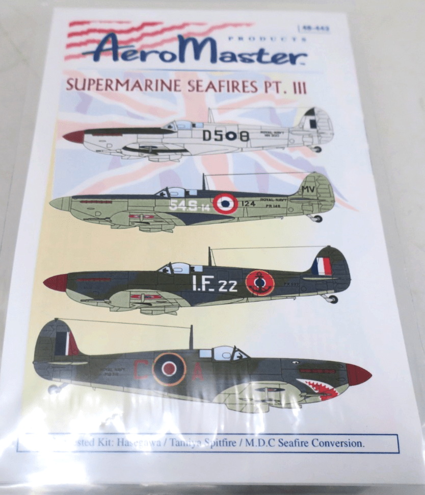 Aeromaster 48443 Supermarine Seafires Pt. III - WISE GUYS HOBBIES LLC