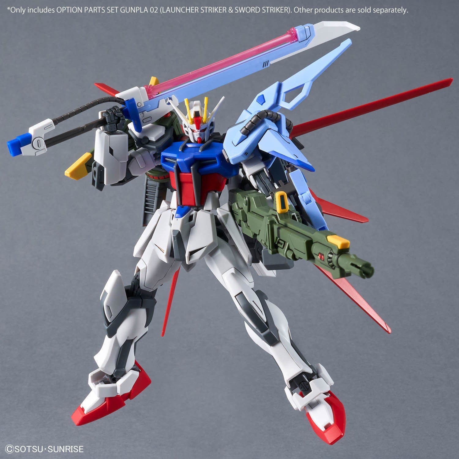 1/144 OPTION PARTS SET GUNPLA 02 (LAUNCHER STRIKER & SWORD STRIKER) Model Kit - WISE GUYS HOBBIES LLC