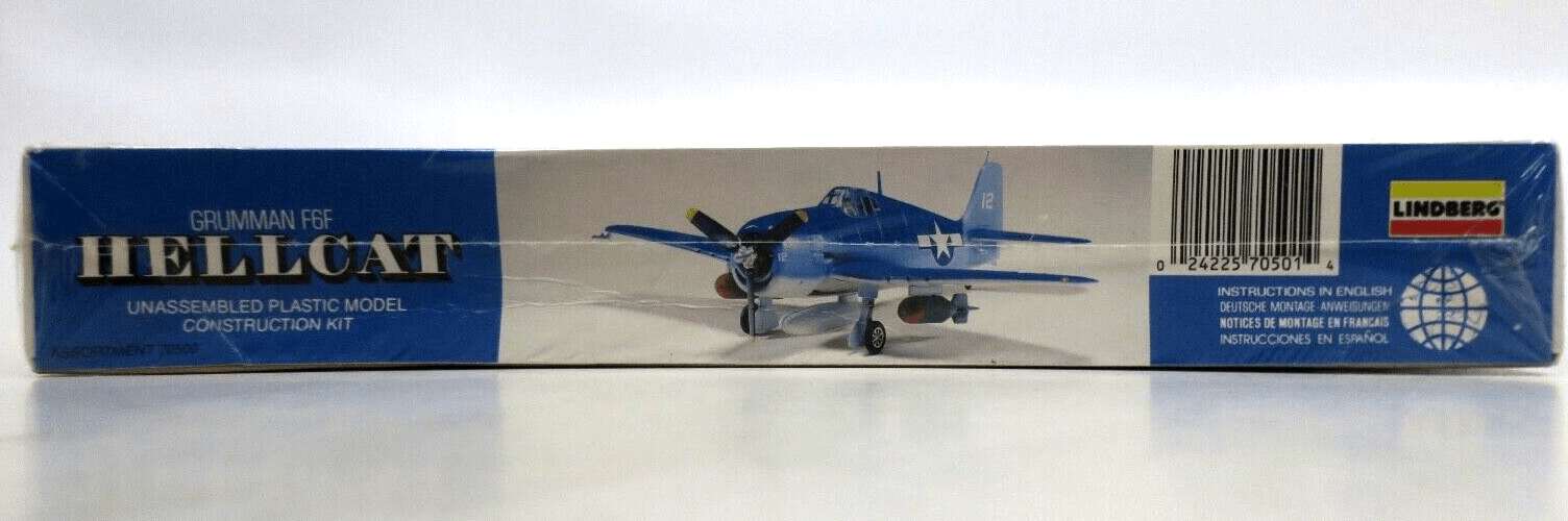 Lindberg Classic Replica Series 1/48 Grumman F6F Hellcat Model Kit - WISE GUYS HOBBIES LLC