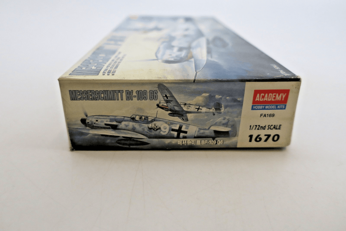 Academy 1/72 Messerschmitt Bf - 109 G6 Model Kit - WISE GUYS HOBBIES LLC