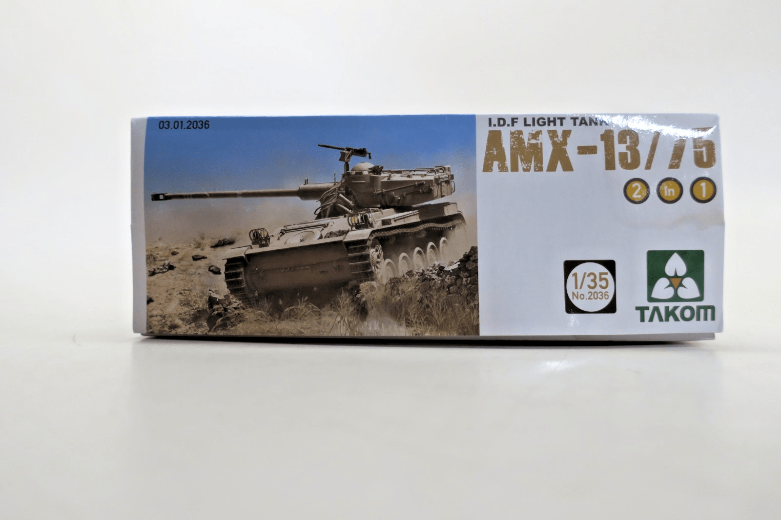 Takom 1/35 AMX-13/75 Model Kit 2036 - WISE GUYS HOBBIES LLC