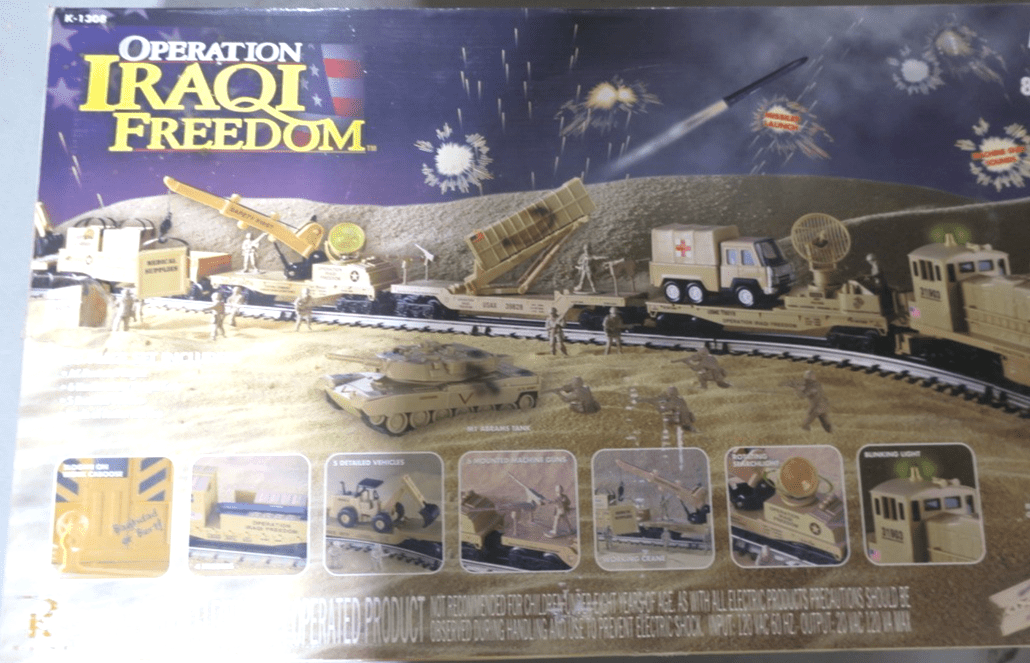 K-Line K-1308 Operation Iraqi Freedom Train Set New Orig Box - WISE GUYS HOBBIES LLC