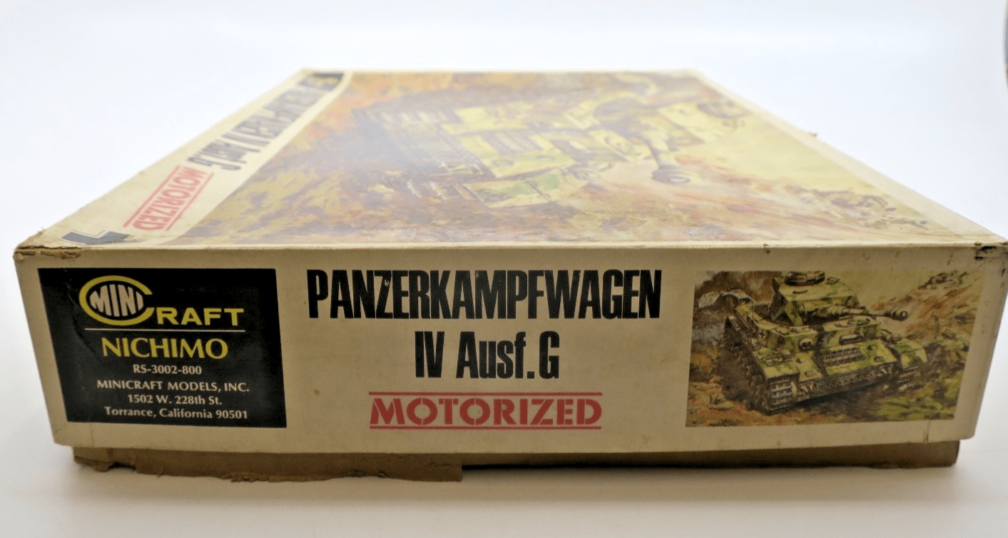 Nichimo 1/30 Panzerkampfwagemn IV Ausf. G Motorizerd Model Kit - WISE GUYS HOBBIES LLC