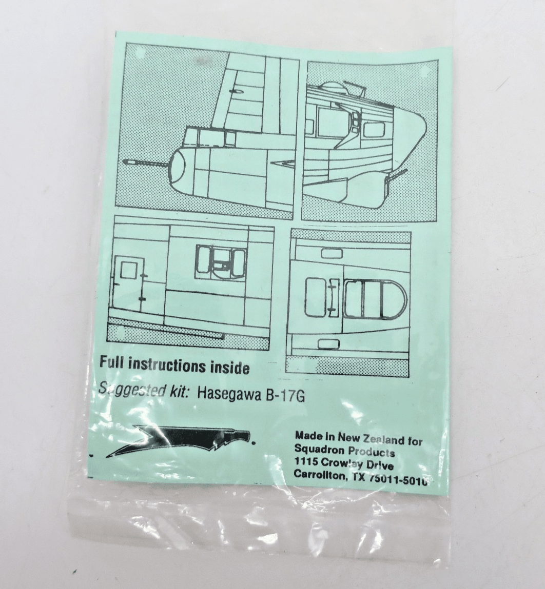 Squadron 1/72 Boeing B - 17G Flying Fortress Canopy Part 9138 - WISE GUYS HOBBIES LLC