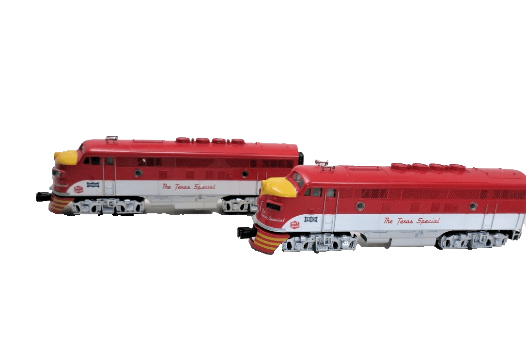MTH O Scale Premier EMD F - 3 AA Diesel Set Texas Special MT - 2084LP 3 Rail - WISE GUYS HOBBIES LLC