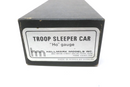 HO Scale Brass Hallmark Pullman U.S. Army Troop Sleeper Unpainted