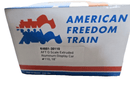 K - Line k4601 - 30110 O American Freedom Train 18" Aluminum Display Car 110 - NIB - WISE GUYS HOBBIES LLC