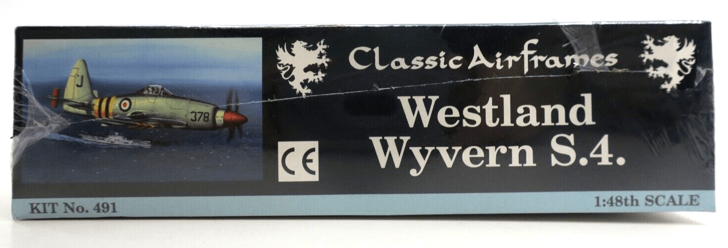 Classic Airframes 1/48 Westland Wyvern S.4 Model Kit - WISE GUYS HOBBIES LLC