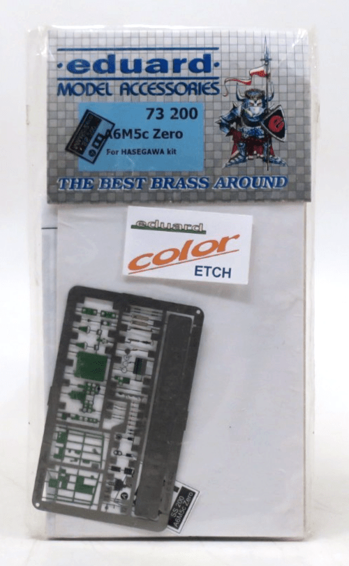 Eduard Photo Etch 1/72 A6M5c Zero For Hasegawa Kit Detail Set 73 - 200 - WISE GUYS HOBBIES LLC
