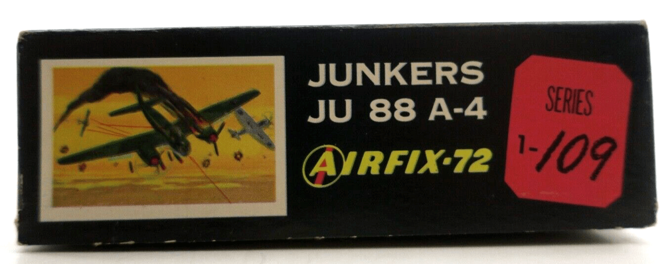 Vintage Airfix 1/72 JU 88 A-4 Junkers Model Kit - WISE GUYS HOBBIES LLC