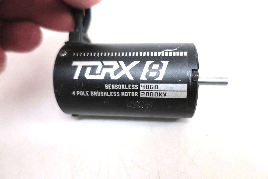Torx 8 Brushless Engine Sensorless 4068 4 Poles 2000 KV K9R Motor - WISE GUYS HOBBIES LLC